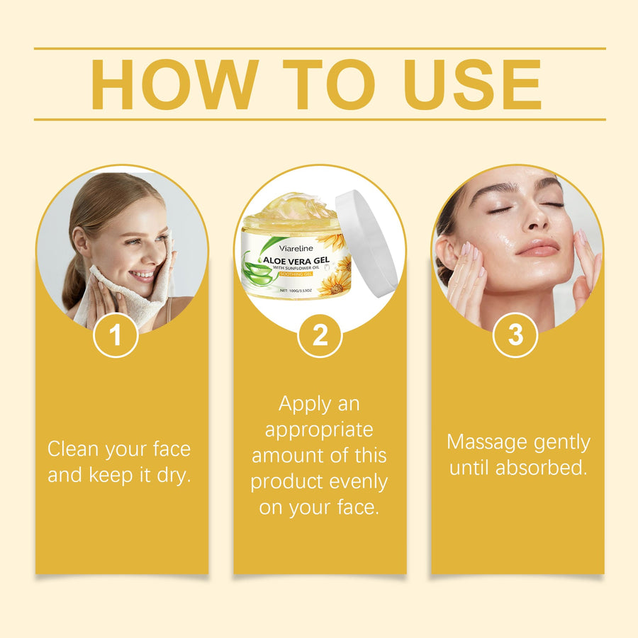 Sunflower Moisturizing Gel for Soothing Daily Hydration