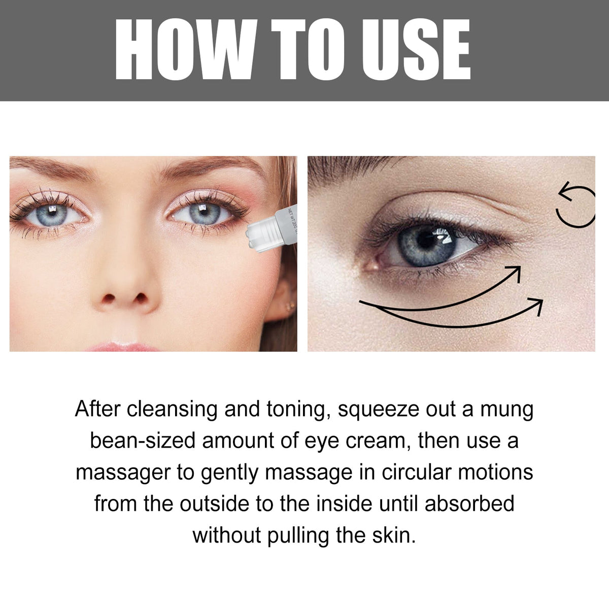 Rollerball Eye Cream for Dark Circles & Fine Lines