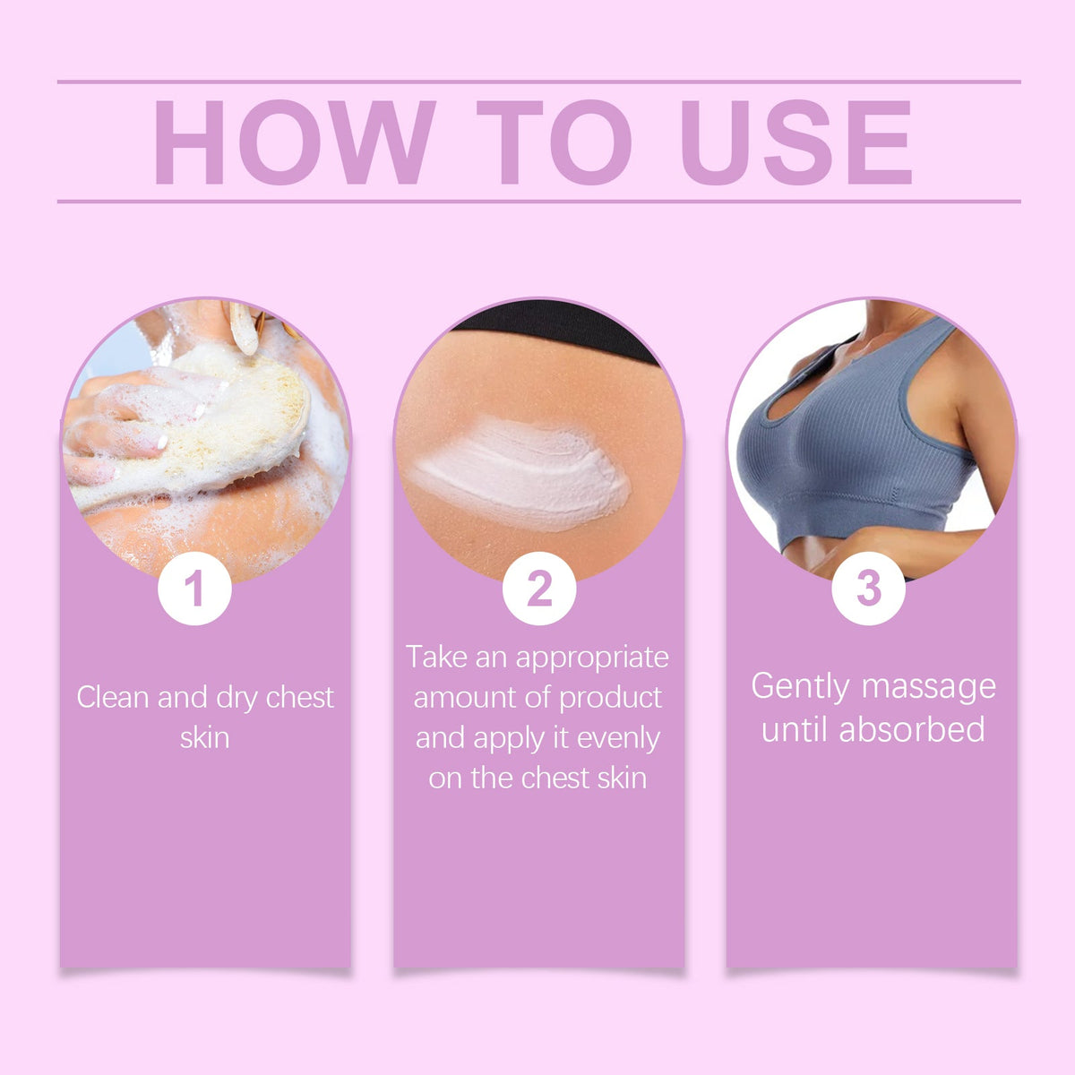 Oceaura Breast Firming Cream for Visibly Lifted Skin