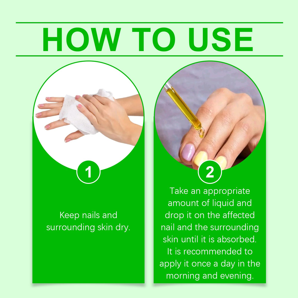 Nail Repair Serum for Discolored Thick Toenails