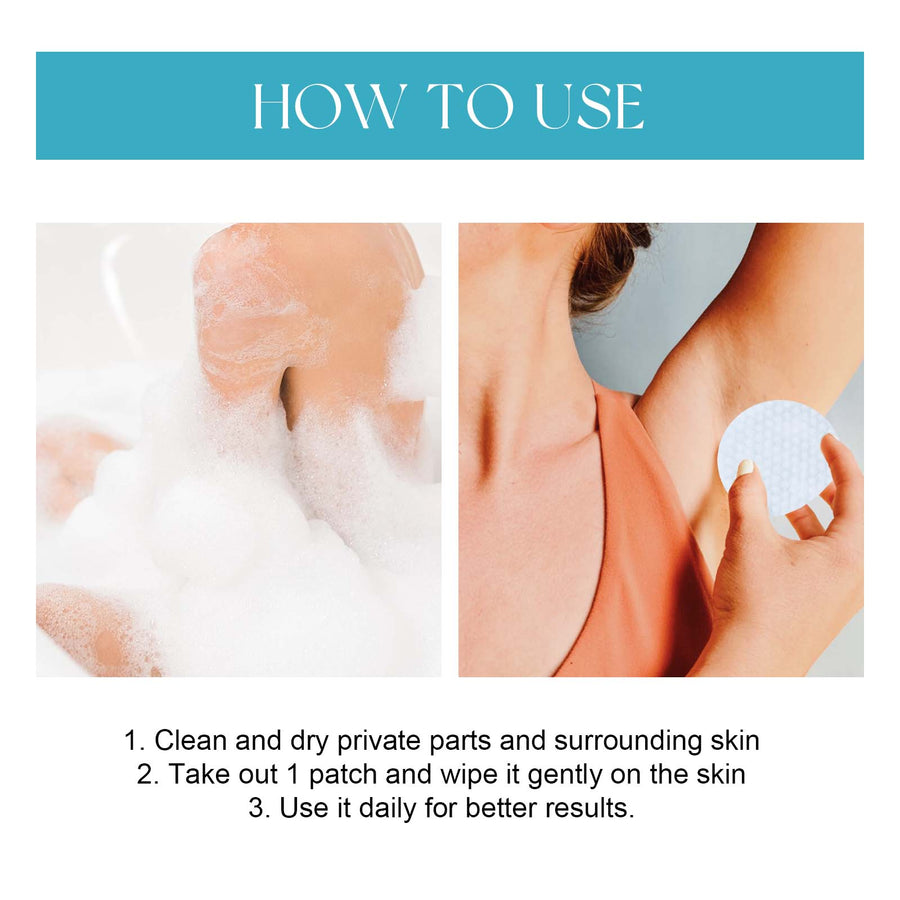 Exfoliating Pads for Dark Spots on Body & Intimate Areas