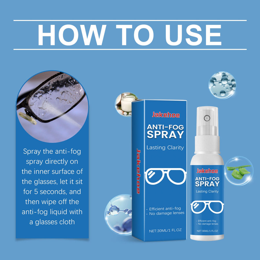 Anti‑Fog Spray for Glasses — Crystal‑Clear Vision in Seconds