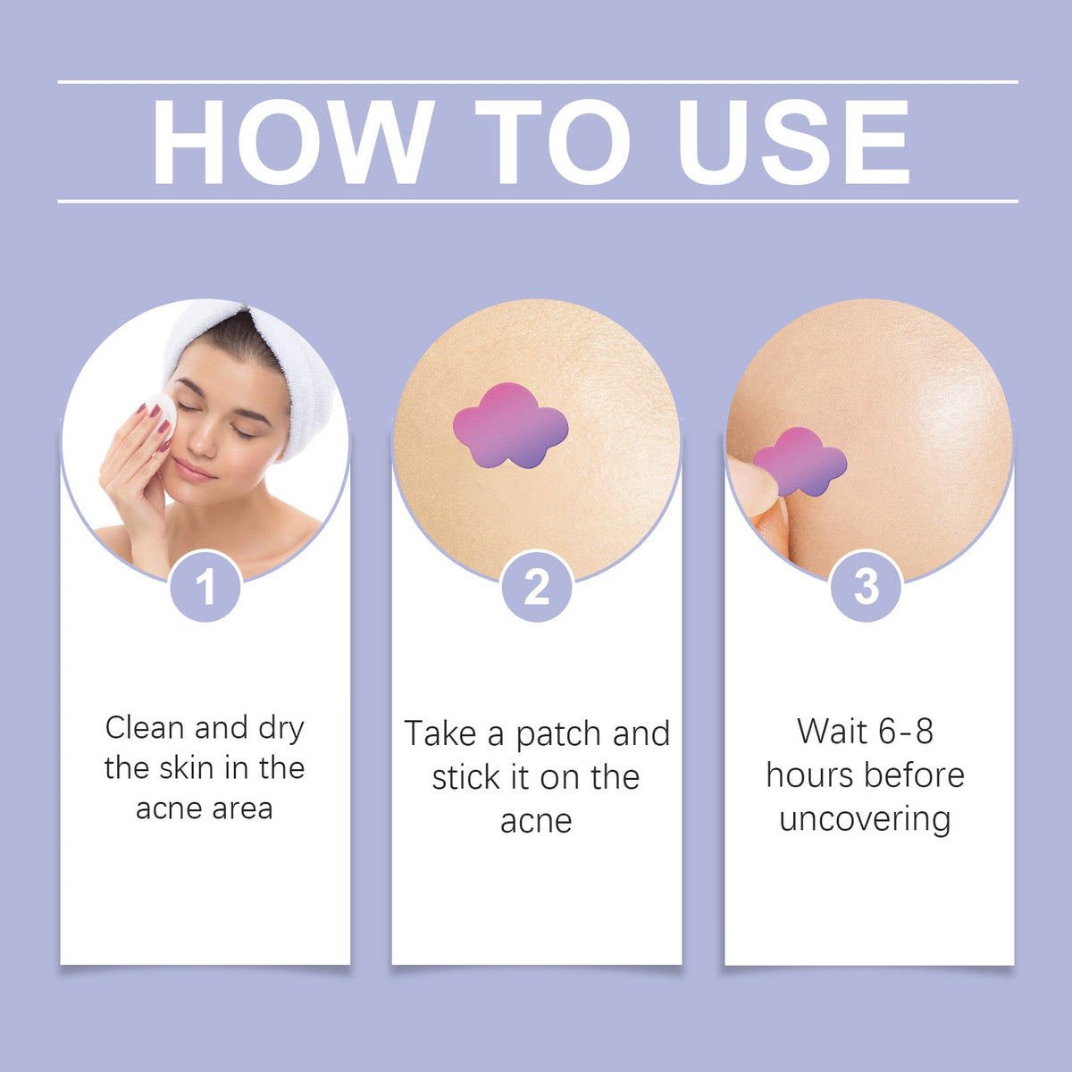 Color Cover Acne Patches - 240 Hydrocolloid Spot Dots