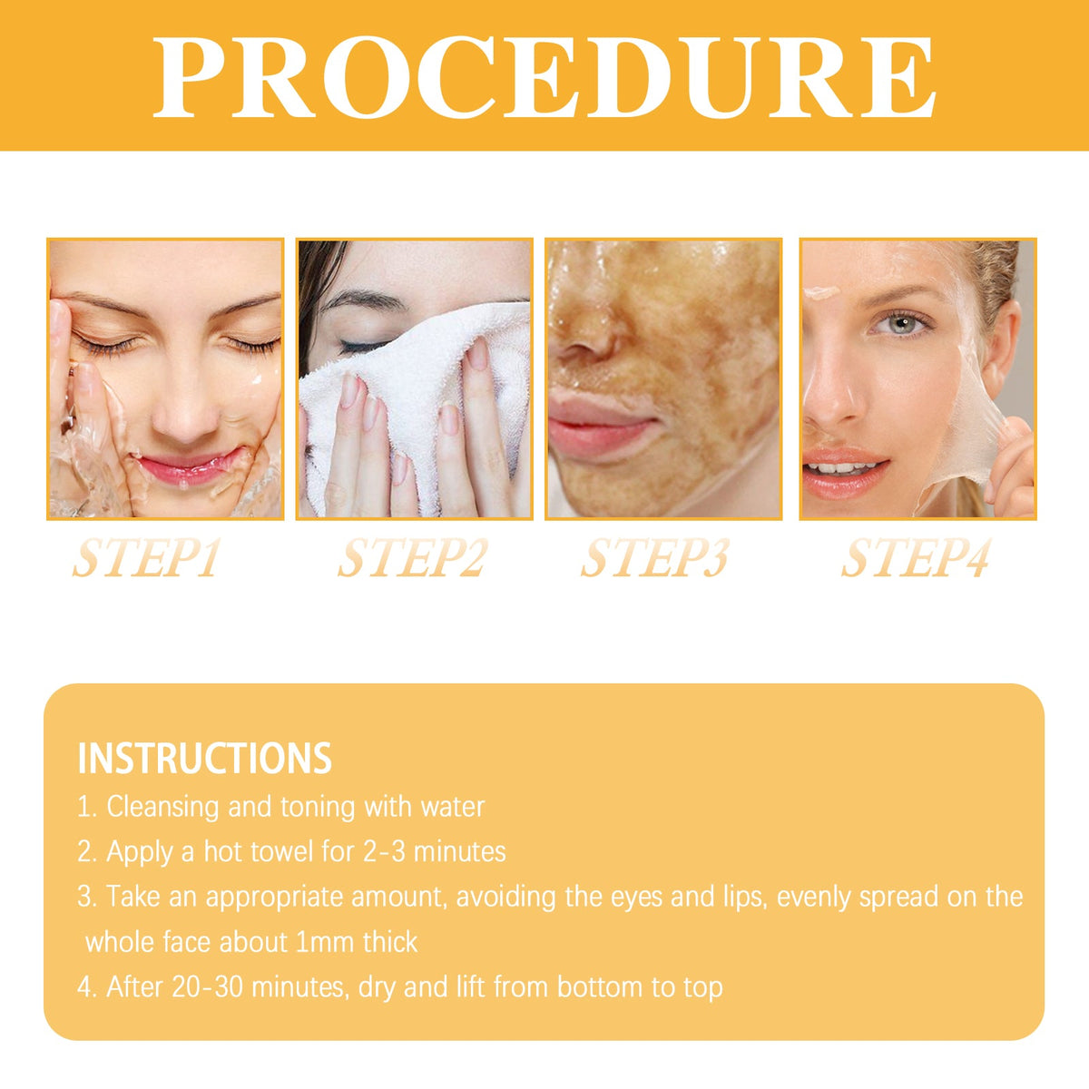Honey Peel Off Mask for Blackheads and Dark Spots