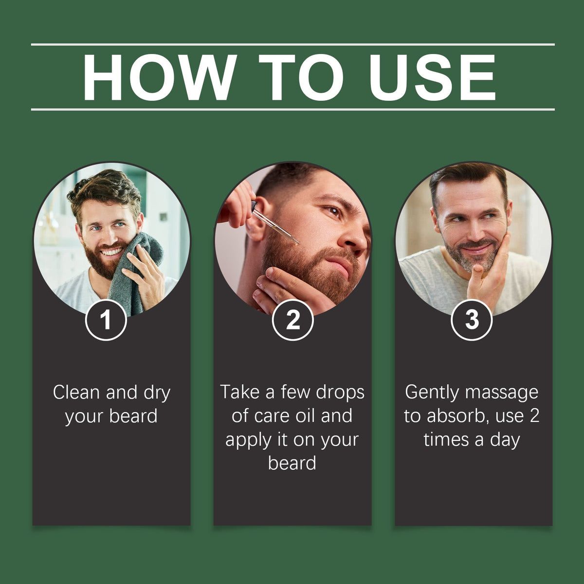 Men's Beard Oil – Lightweight, Plant-Based Softening