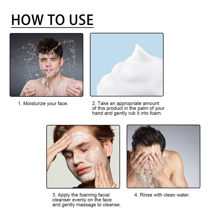 Men's Tallow Face Wash for Clear, Tight Pores