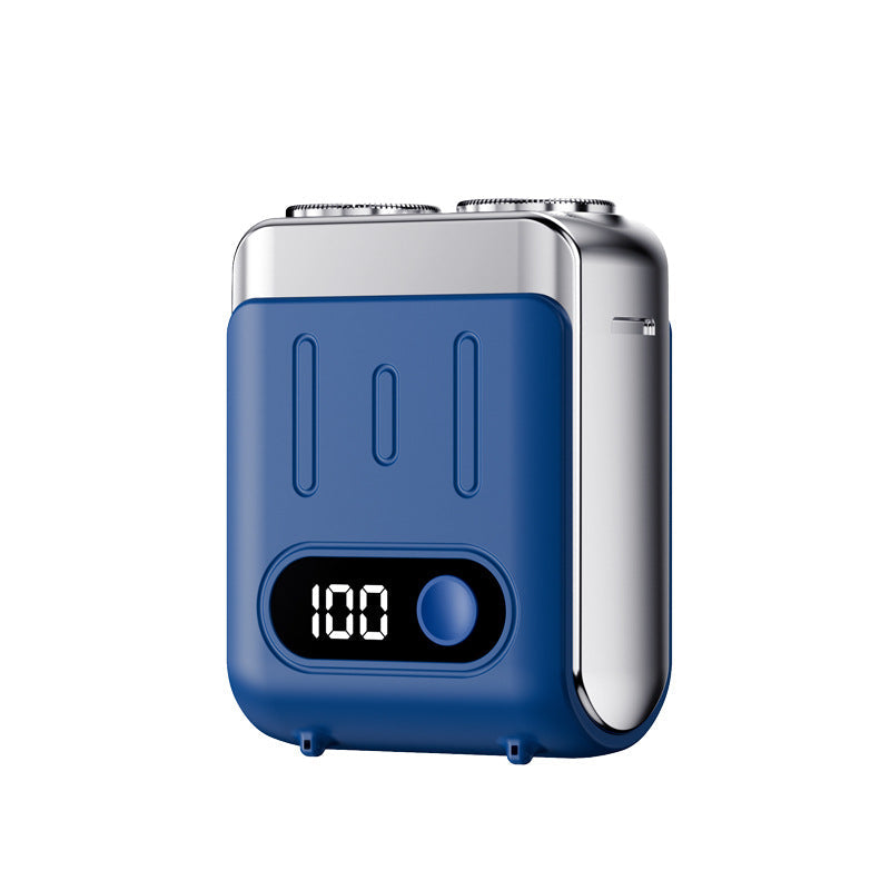 Mini Rotary Shaver for Travel — LED Display, Fast Charge
