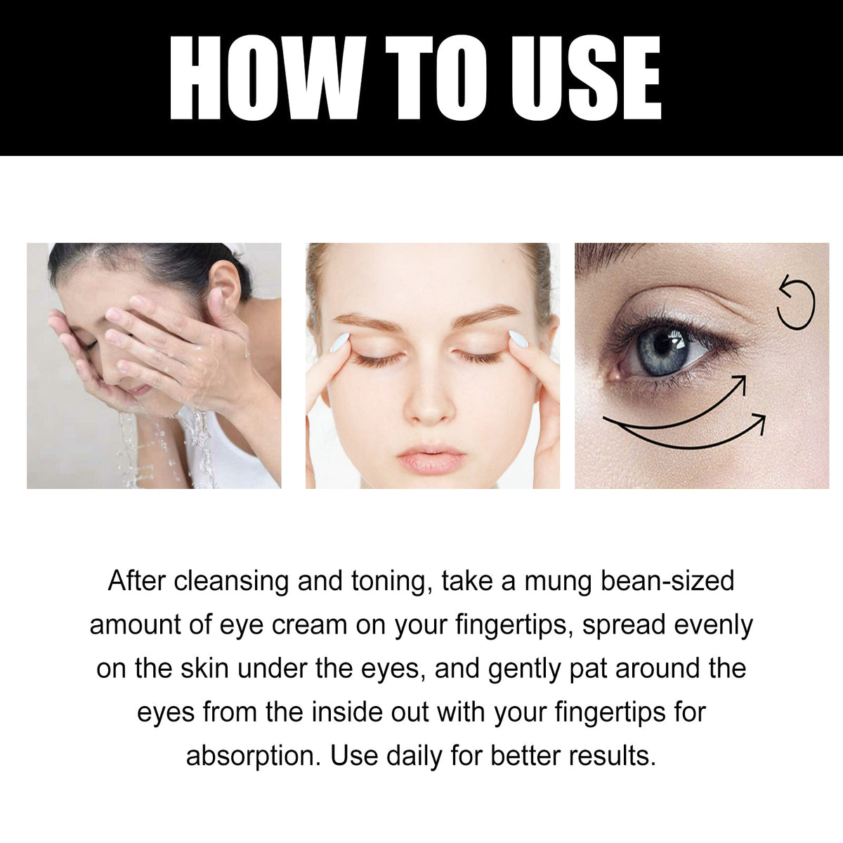 Conopeptide Eye Cream for Bags, Dark Circles & Firming