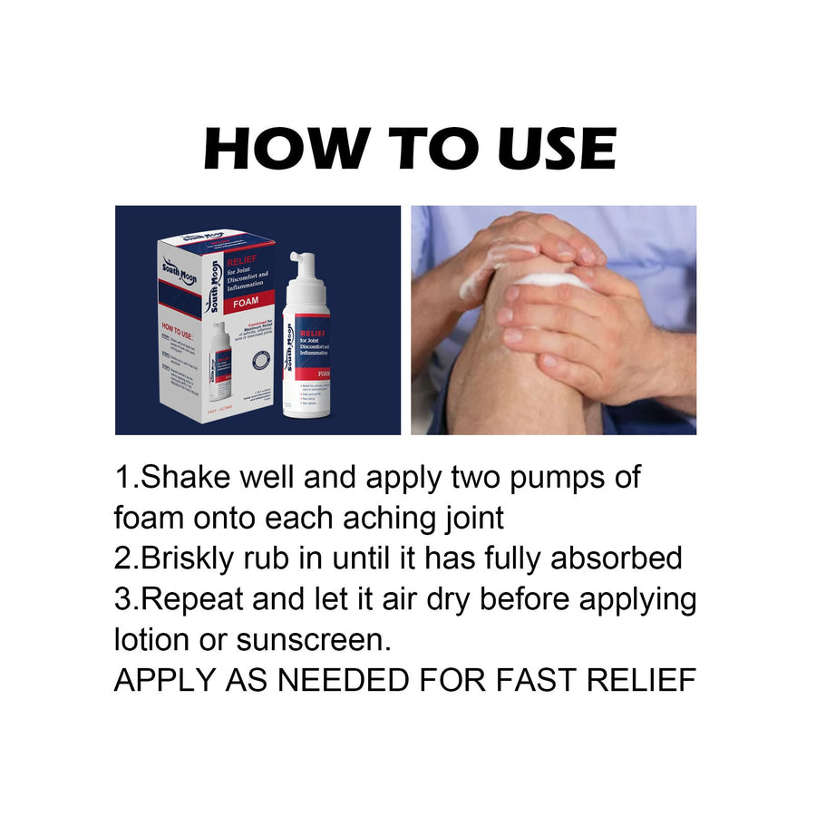 Joint Pain Relief Foam — Fast-Acting, Non-Greasy Comfort