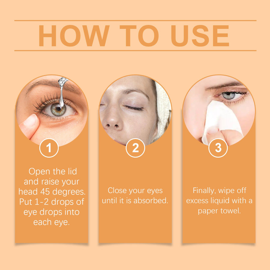 Jimerito Honey Eye Drops for Dry, Tired Eyes Relief