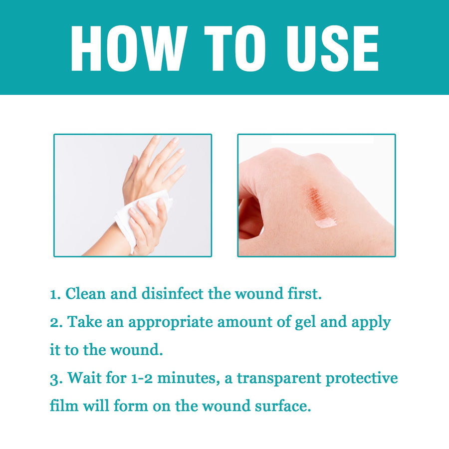 Liquid Bandage for Wounds – Breathable, Transparent Film, 10ml