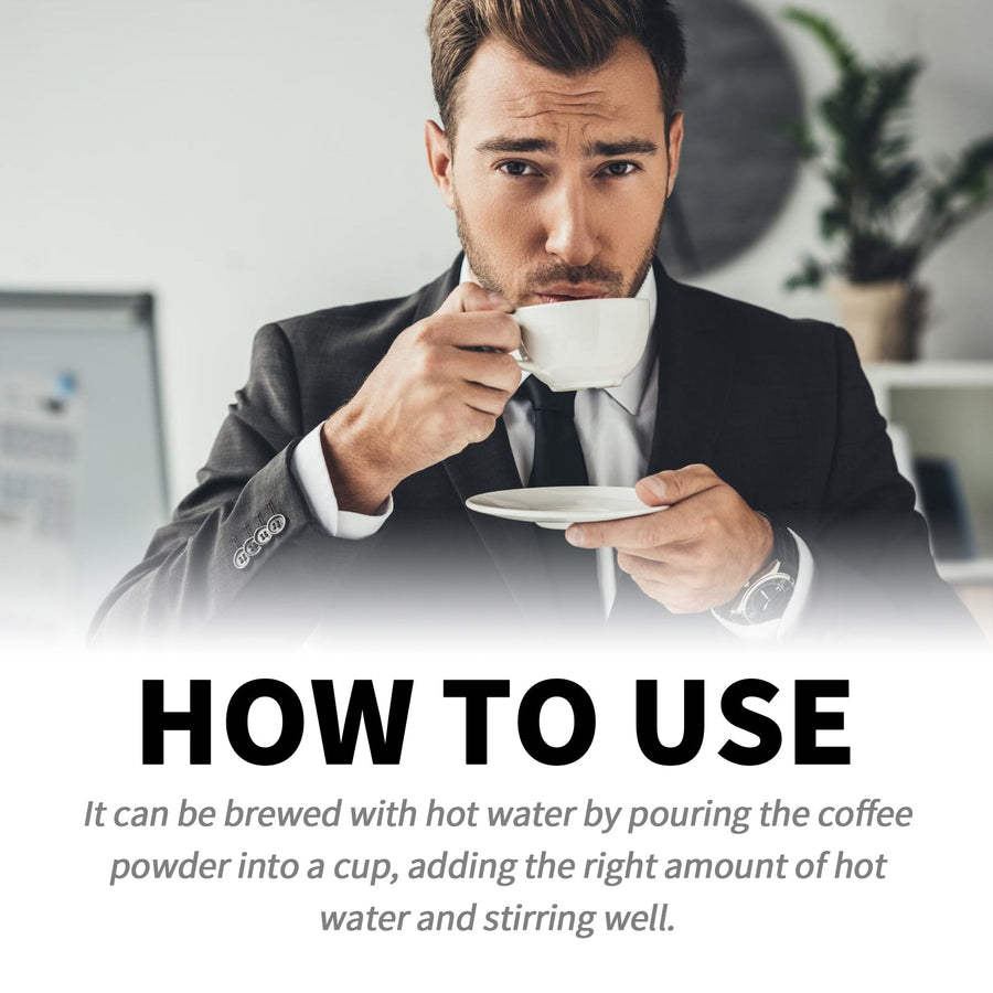 Men's Vitality Coffee — Instant Energy & Confidence Support