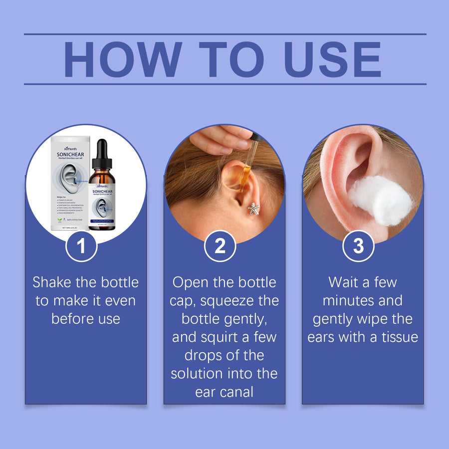 Herbal Ear Oil for Daily Ear Comfort & Wax Softening