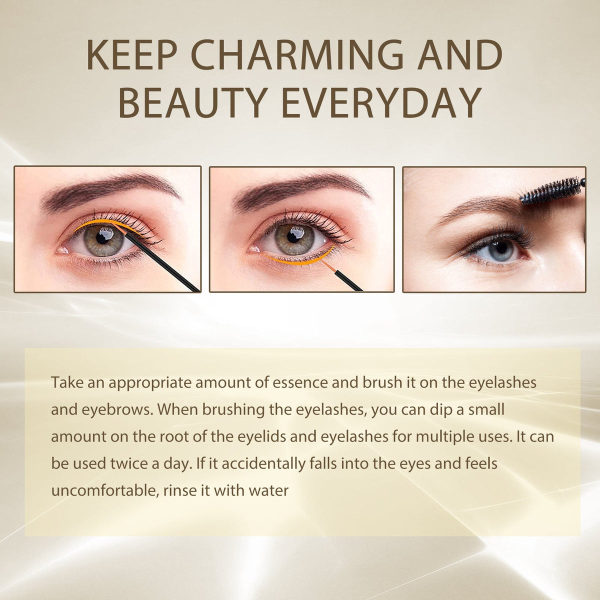 Lash and Brow Growth Serum for Fuller-Looking Lashes