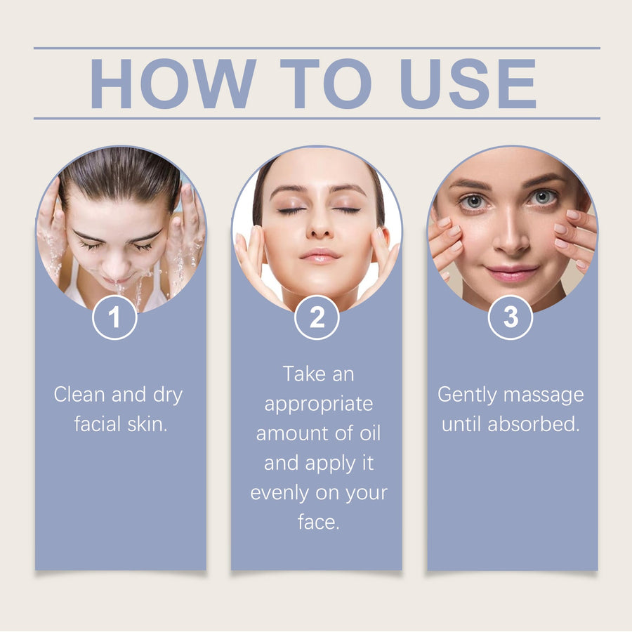 Blue Bell Facial Soothing Oil for Dry, Sensitive Skin