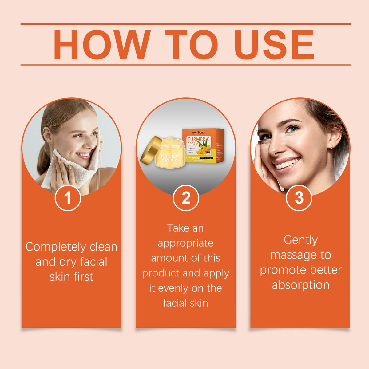 Turmeric Face Cream for Brightening & Acne-Prone Skin