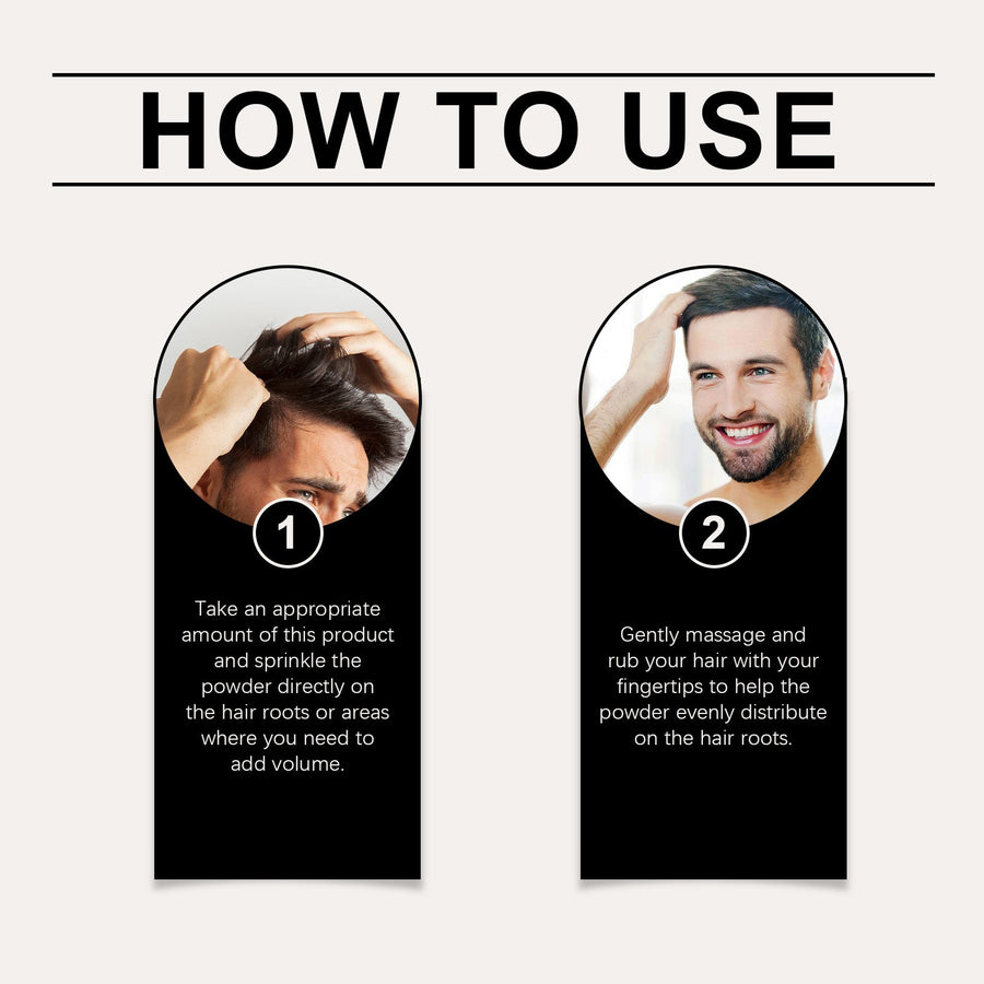 Hair Styling Powder for Natural Root Volume & Texture