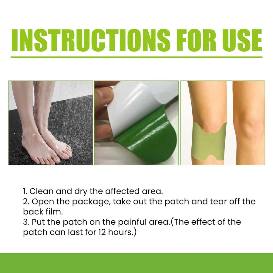Natural Knee Pain Relief Patch — Butterfly‑Curve Ergonomic