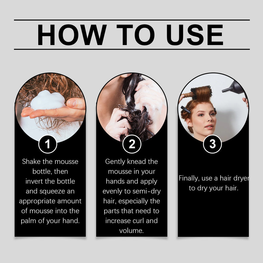 Curl Volumizing Mousse for Fuller, Defined Curls