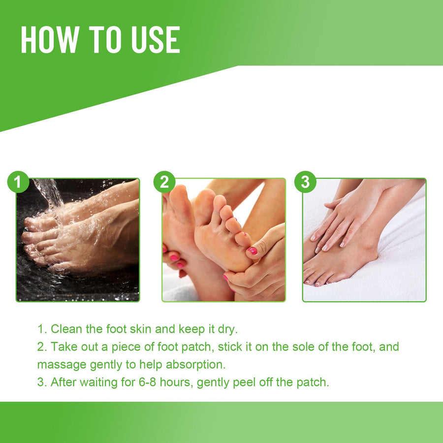 Herbal Foot Patches for Swelling & Better Sleep