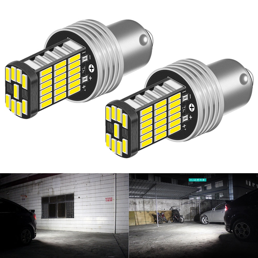 P21W 1156 BA15S LED Bulbs — 50,000‑Hr Error‑Free Brilliance