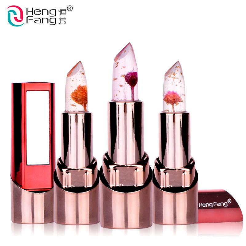 Temperature-Changing Flower Lip Balm for Moisturized Lips