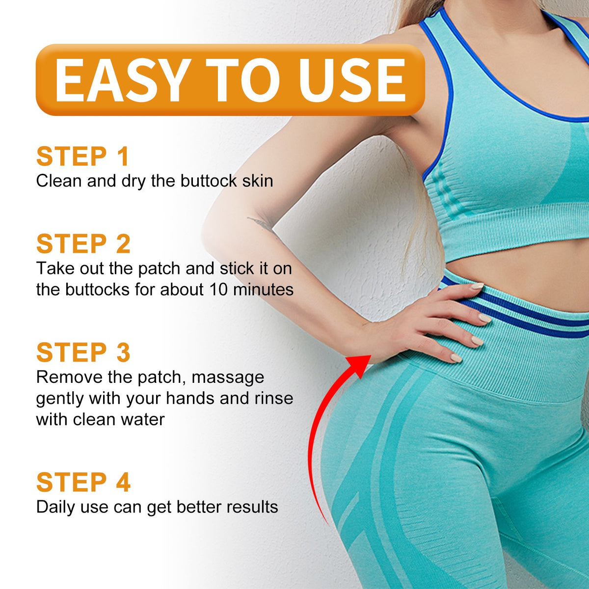 Butt Lift Patches for Natural Hip Curve Enhancement