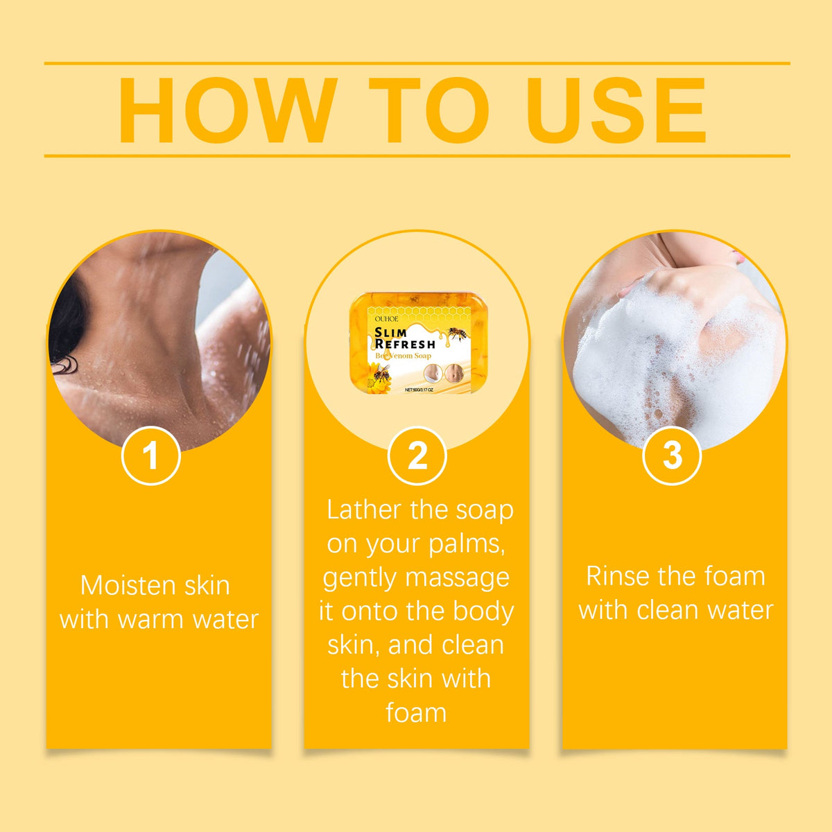 Bee Venom Firming Soap For Smoother Toned Skin