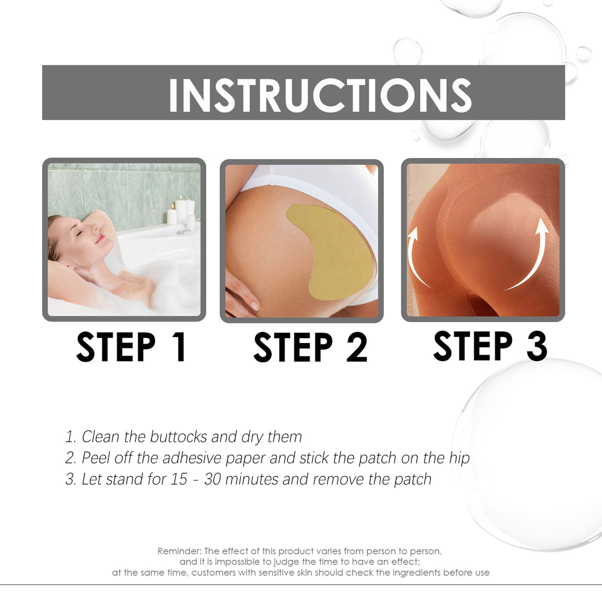 Lift Buttocks Shape Hips, Tighten Skin, Highlight Curves, Li
