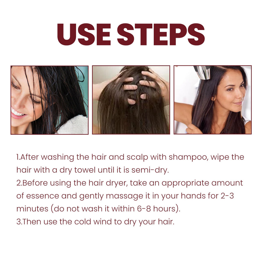 Hair Growth Serum – Fast-Acting 98% Herbal, Restores Thickness