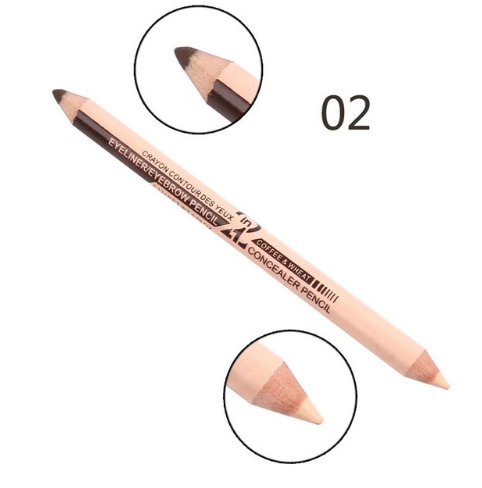 2-in-1 Eyebrow Concealer Pencil Set, 12-Piece Kit