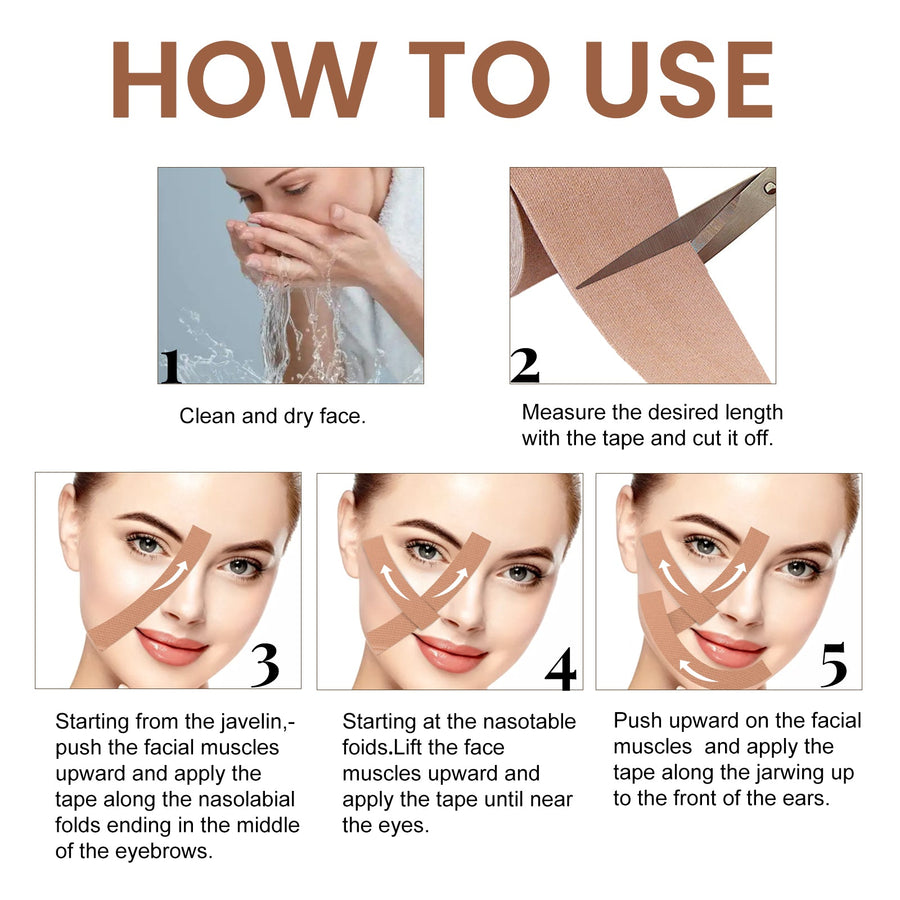 Face Lift Tape — Instant V-Shape Contouring Without Surgery