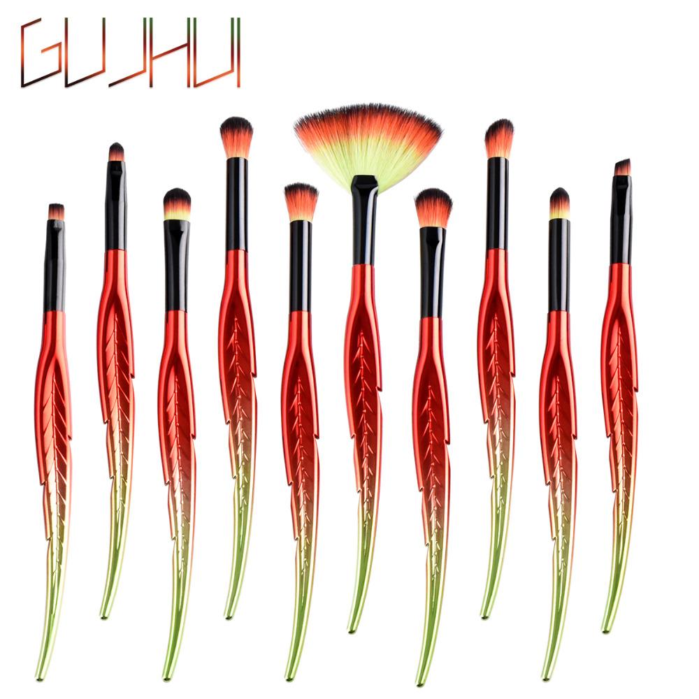 Pro Makeup Brushes Set – Artist‑Worthy Leaf Handles
