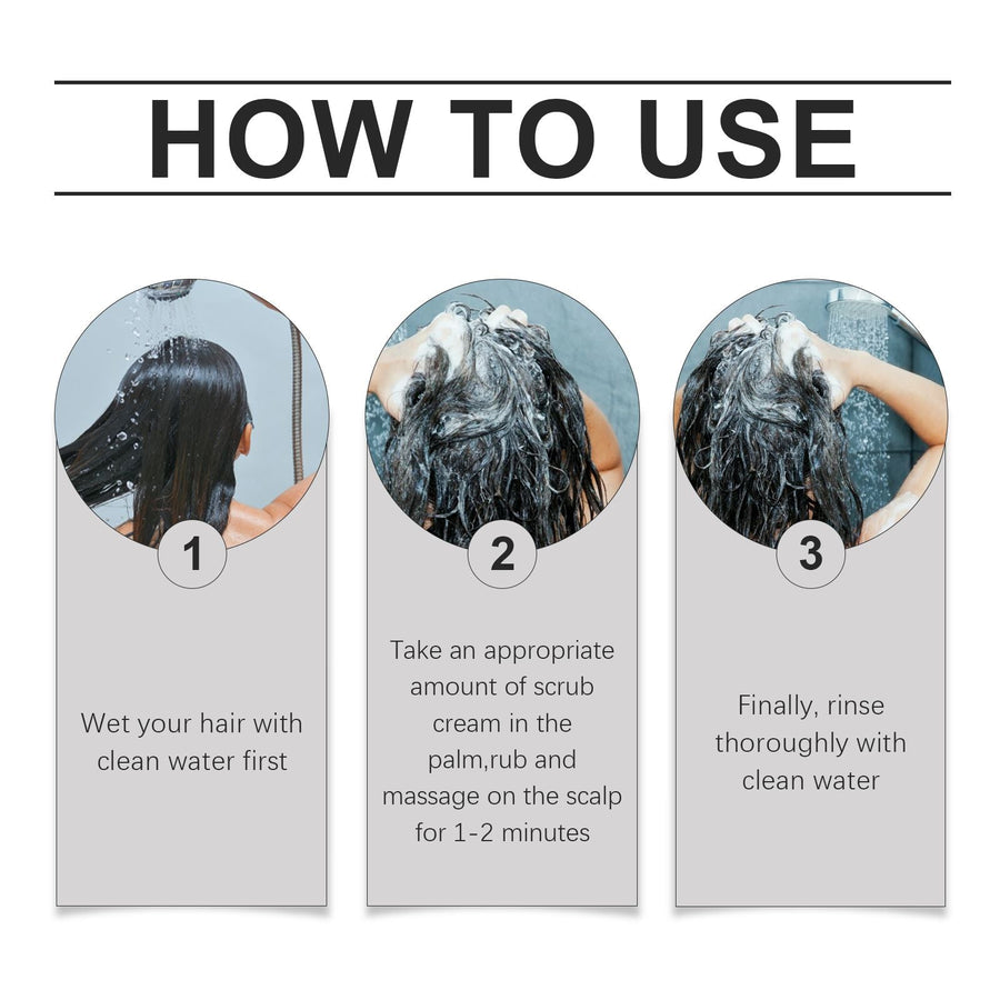 Exfoliating Hair Scrub for Scalp Refresh & Flake Control