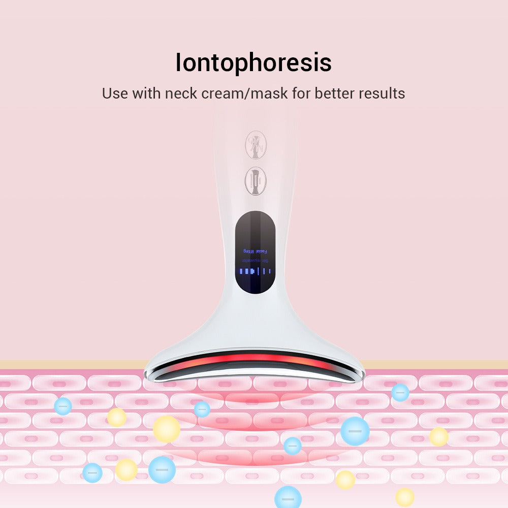 Neck and Face Microcurrent Beauty Device for Firming