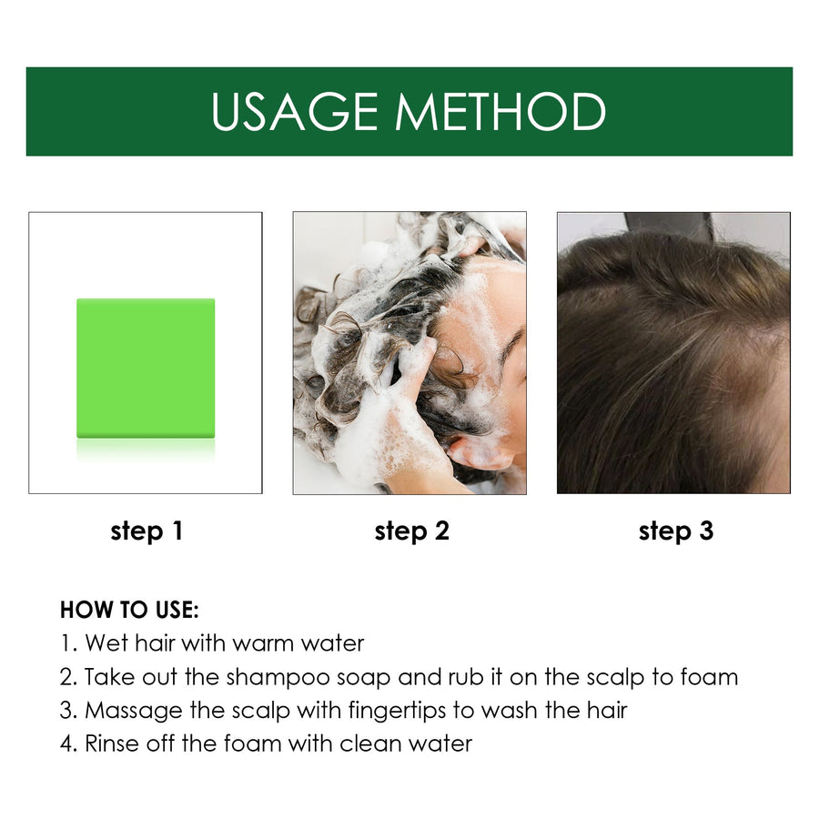 Rosemary Shampoo Bar for Scalp & Hair Strength Care