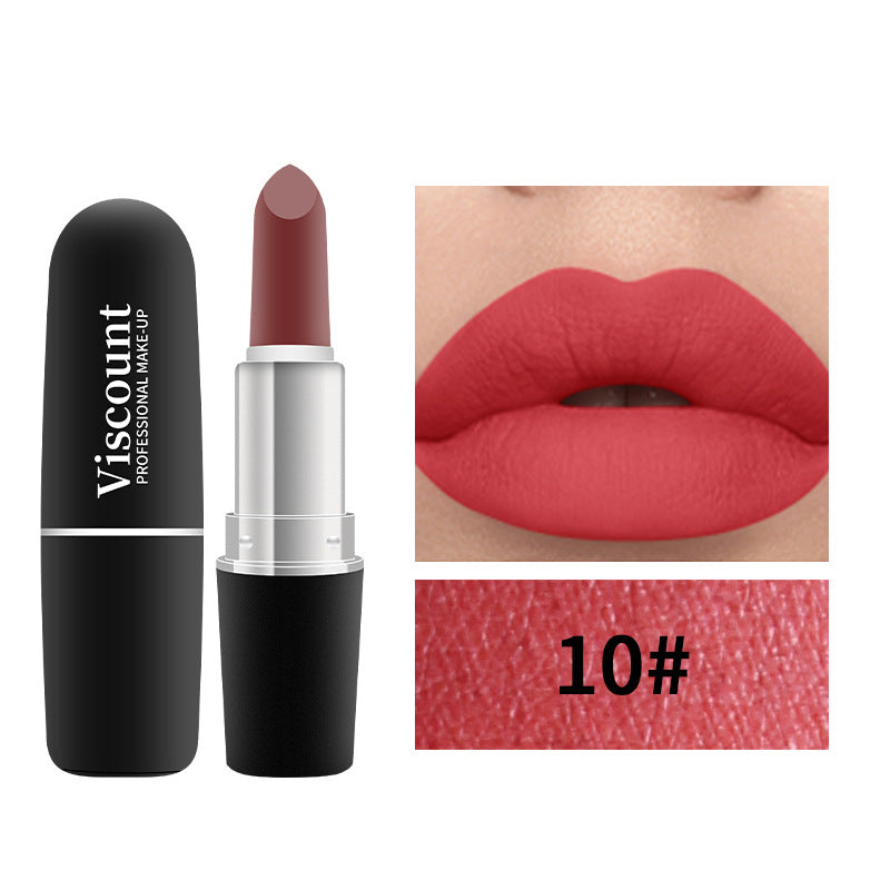 Fog Matte Lipstick 12 Shades Moisturizing Bullet Color
