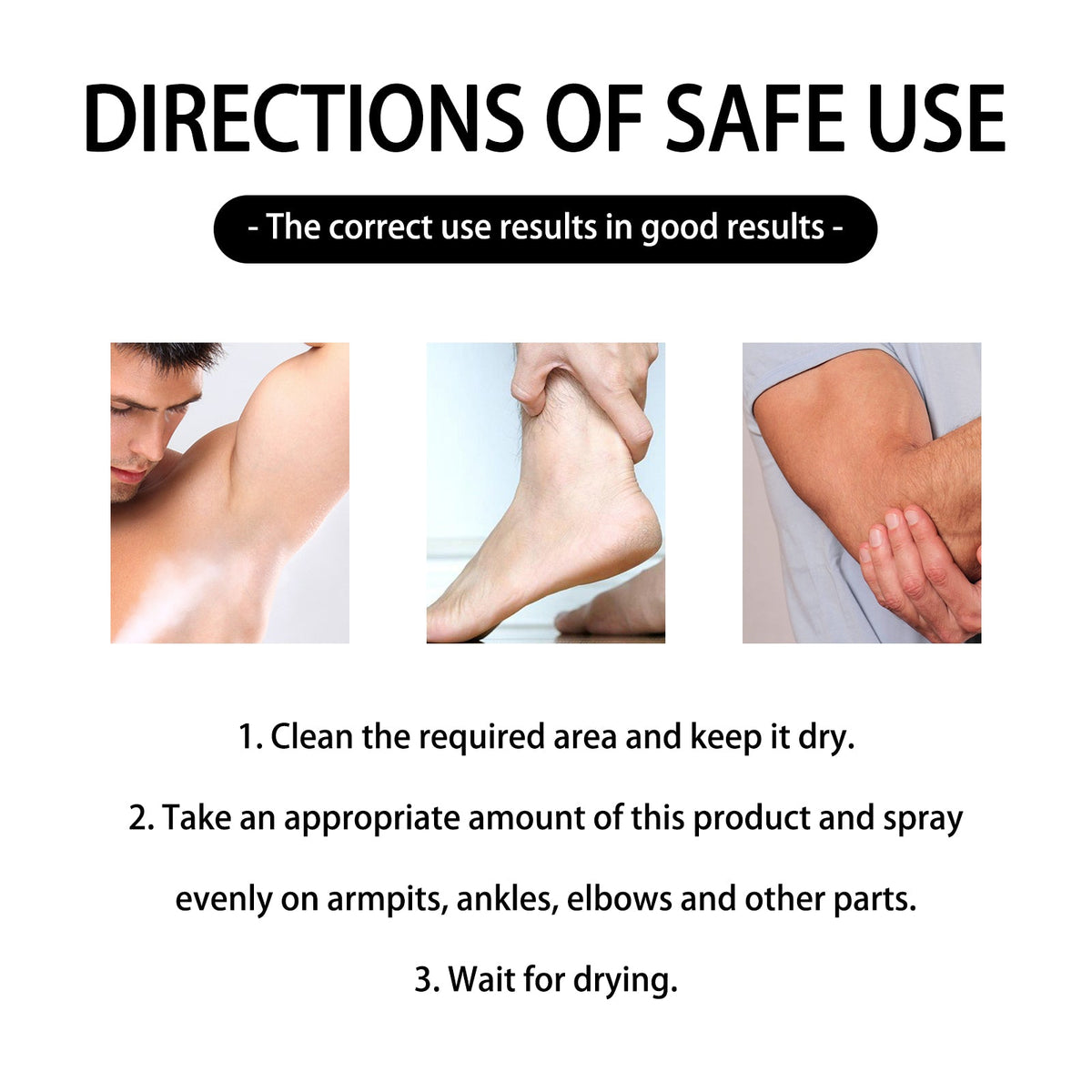 Men's Antiperspirant Spray - 48H Stain-Free Protection