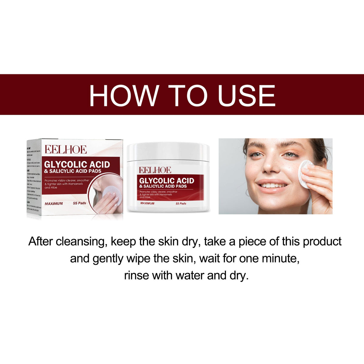 Glycolic Salicylic Pads for Clear, Smooth Skin