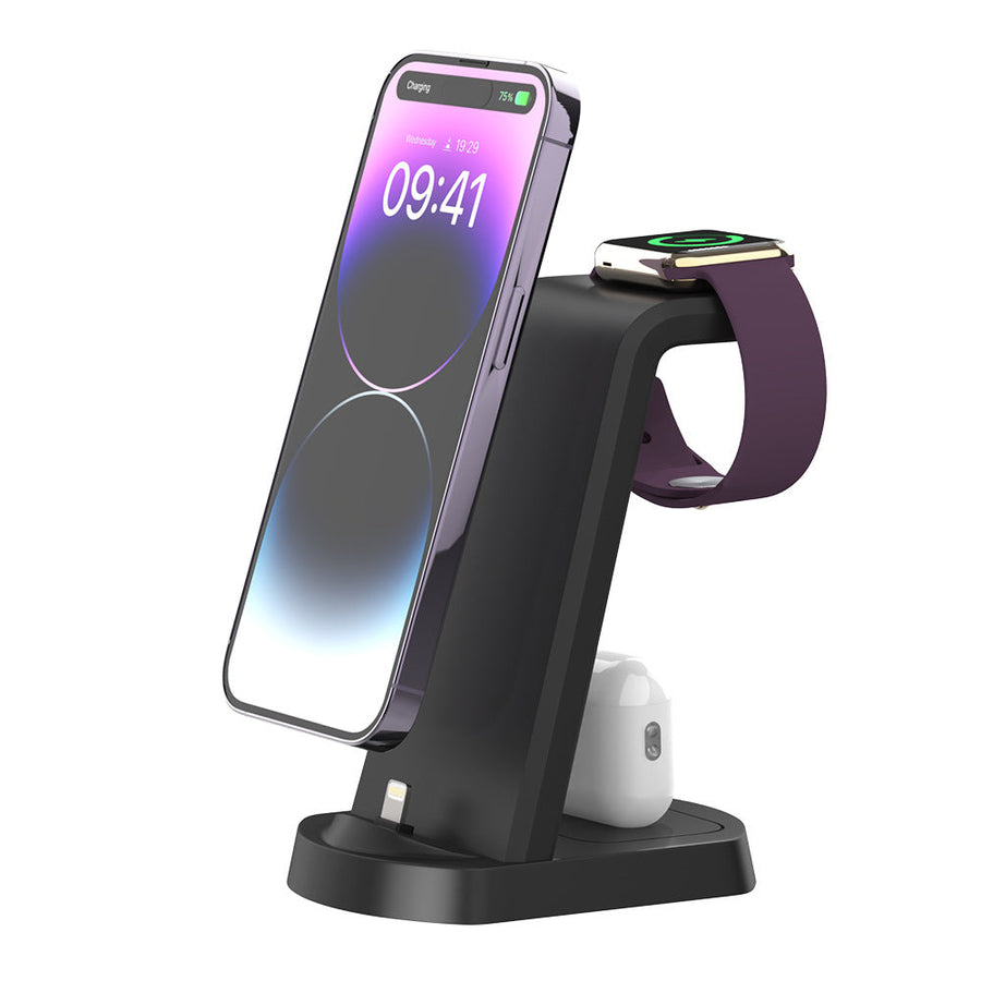 3 in 1 Wireless Charger — Charge Phone, Watch & Earbuds
