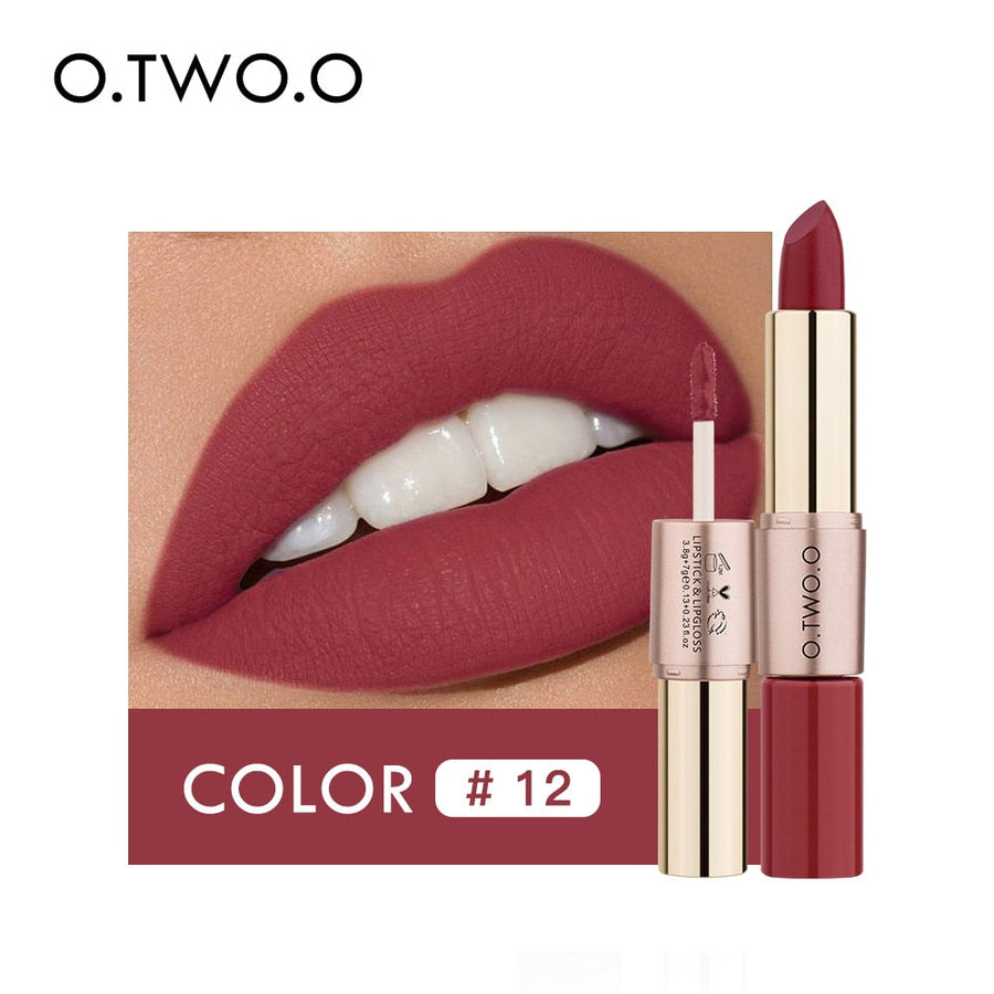 2-in-1 Matte Lipstick & Liquid Lipstick, 12 Shades