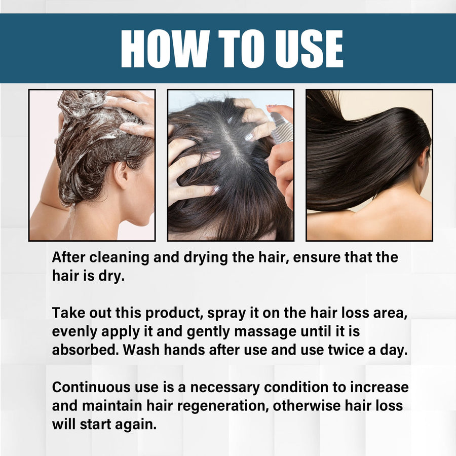 Hair Essence Spray — Visible Hair Density Restoration in 8