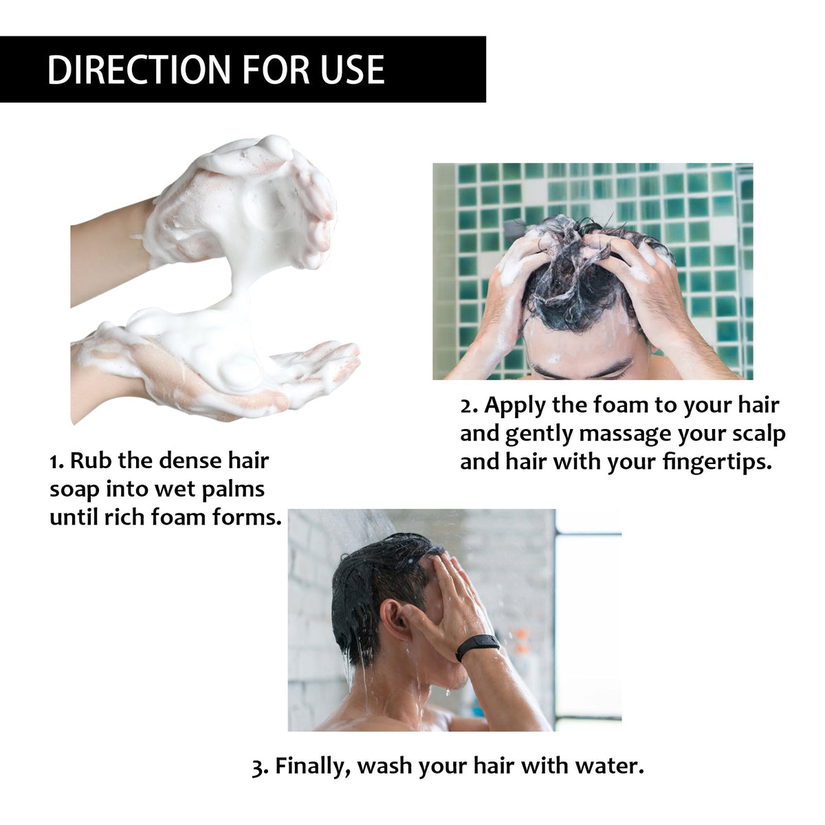 Root Activator Soap Bar for Thicker-Looking Hair Roots