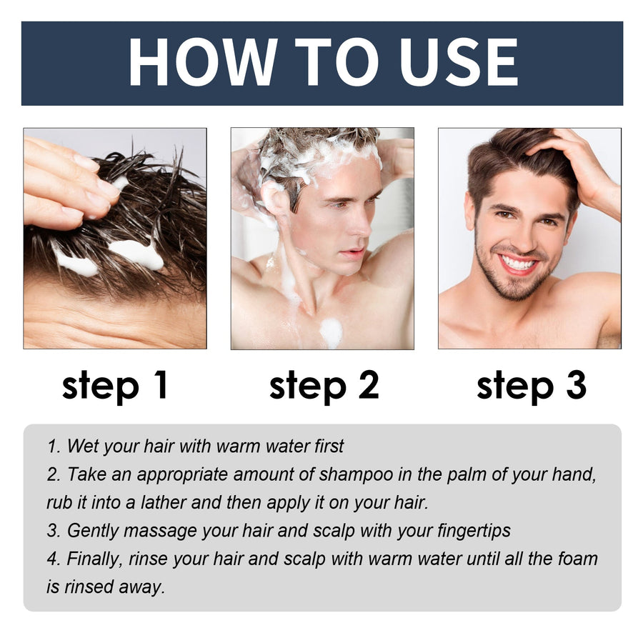 Men's Shampoo for Clean, Moisturized Scalp & Hair