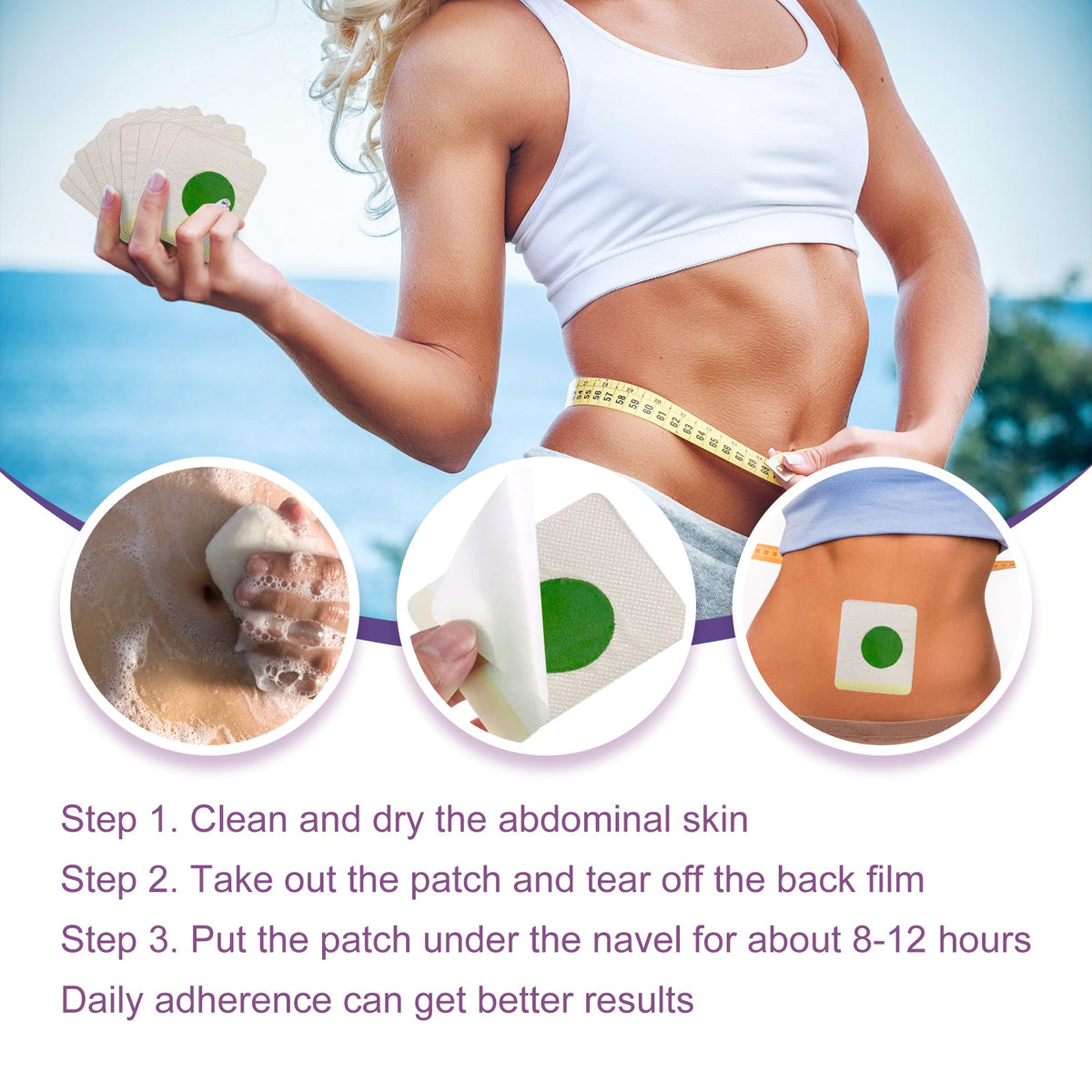 Slimming Body Patch for Belly and Leg Tightening