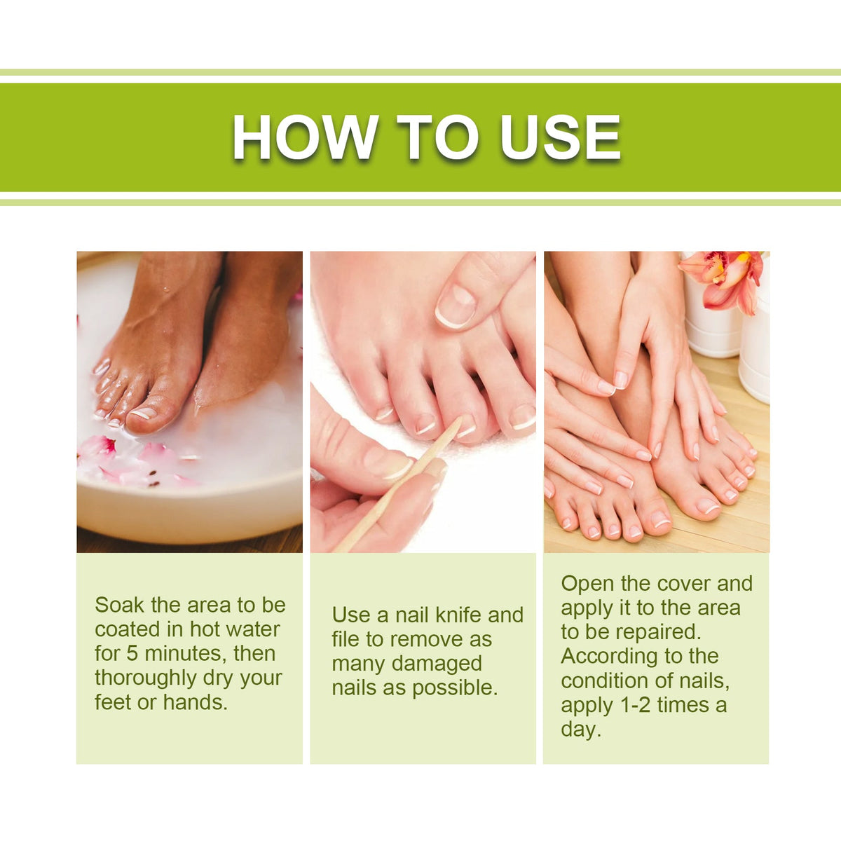 Nail Repair Gel for Damaged, Discolored, Brittle Nails
