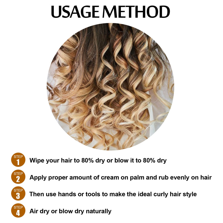 Curly Hair Mousse for Defined, Frizz-Free Curl Volume