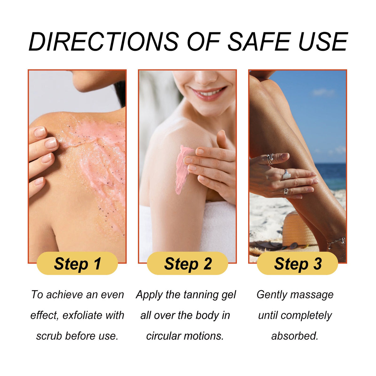 Tan Accelerator Gel for Fast Natural Beach Bronze