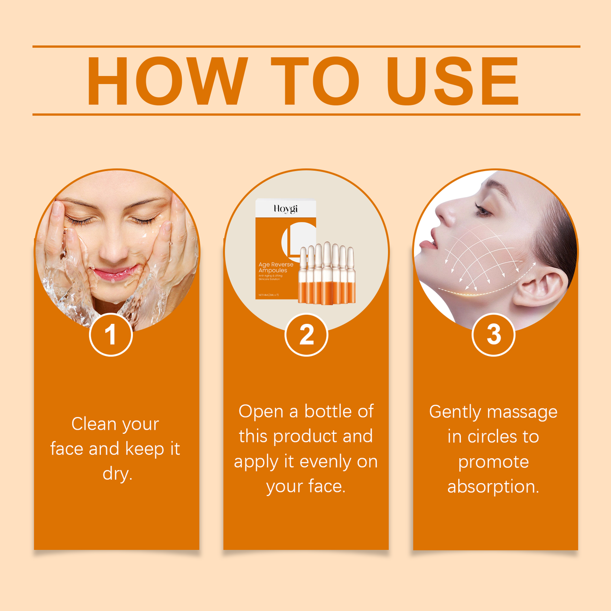 Astaxanthin Ampoule Serum for Facial Elasticity & Lift