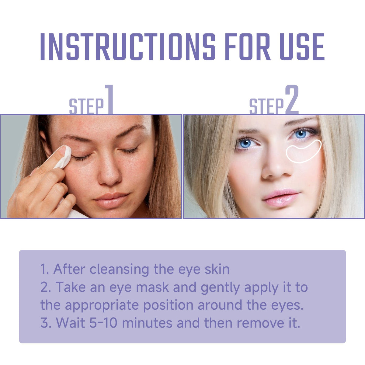 Collagen Eye Mask Set for Dark Circles & Fine Lines